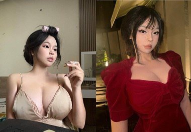 sex gái xinh cosplay HerLimit - Cô nàng vú bự được phục vụ bởi bày chim bự